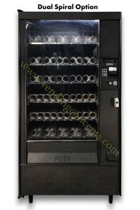 Refurbished Automatic Products 123 Large Black Snack Vending Machine view 2