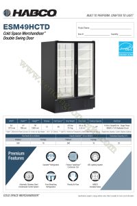 Habco ESM49HCTD Black 2SWD Plain view 2