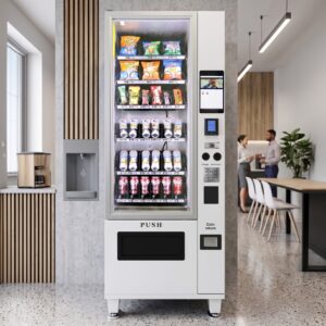 VC 7206-10C Small White Refrigerated Combo Machine w/10” Touchscreen view 5