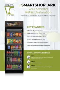 Ark AI Smart Refrigerated Vending Machine view 2