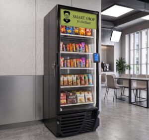 AI Smart Shop Ambient Snack Vending Machine view 3