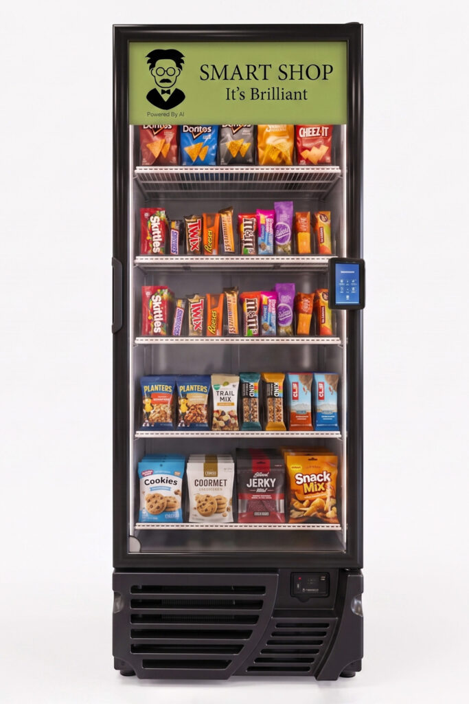 AI Smart Shop Ambient Snack Vending Machine