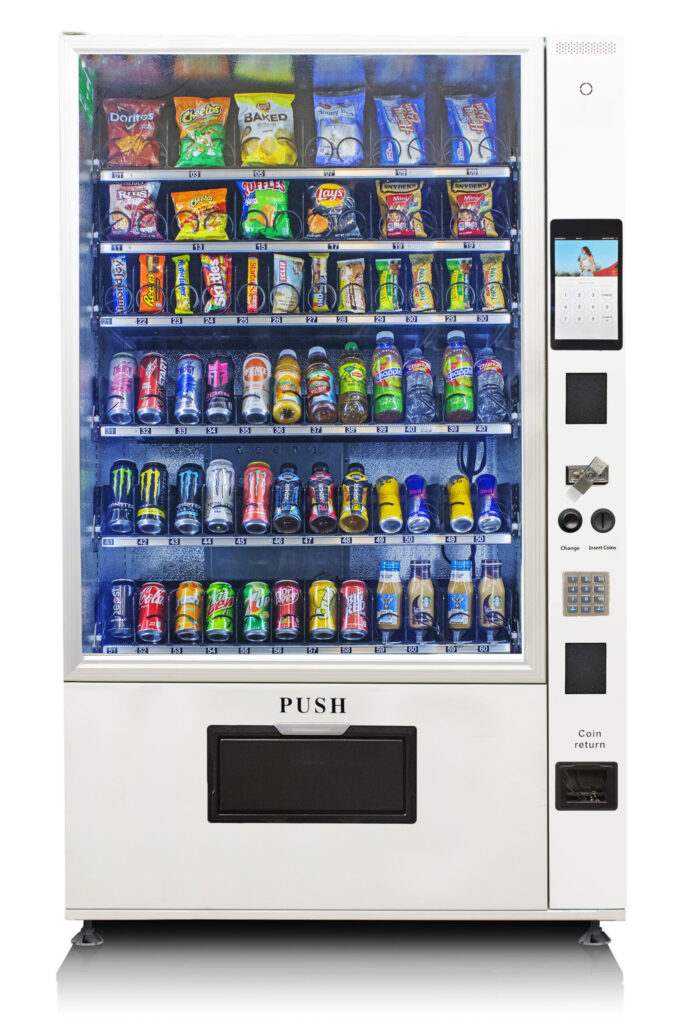 VC 7212-10C Extra Large White Refrigerated Combo Machine w/10” Touchscreen